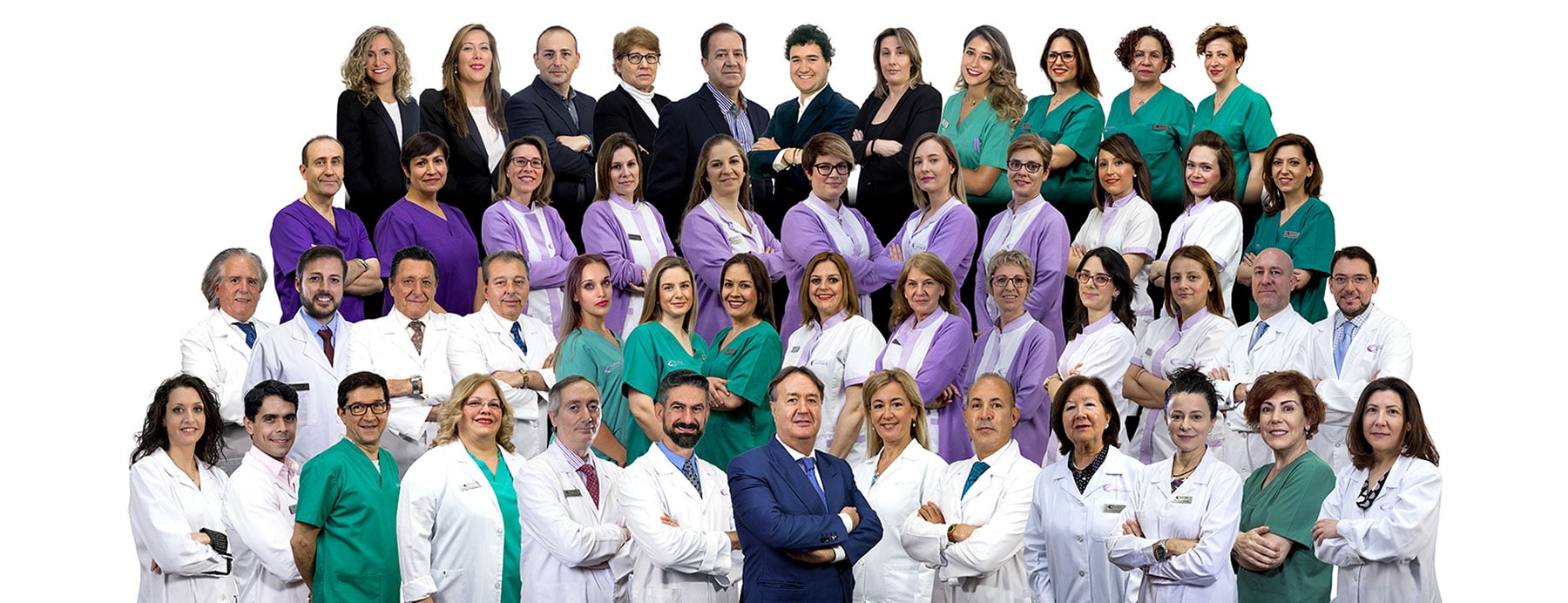 Equipo completo de Clínica Menorca